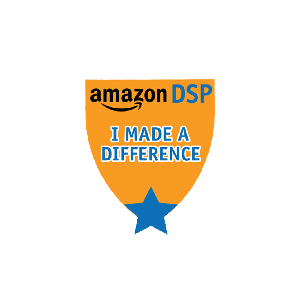 Amazon DSP Orange I Made a Difference - Motivational Pin