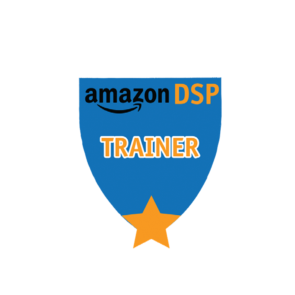 Amazon DSP Blue Titles - Trainer Pin