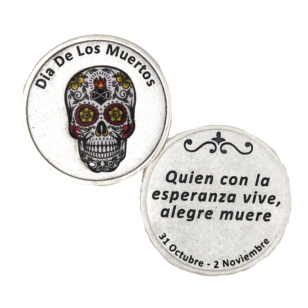Dia de Los Muertos- Spanish Heart Skull