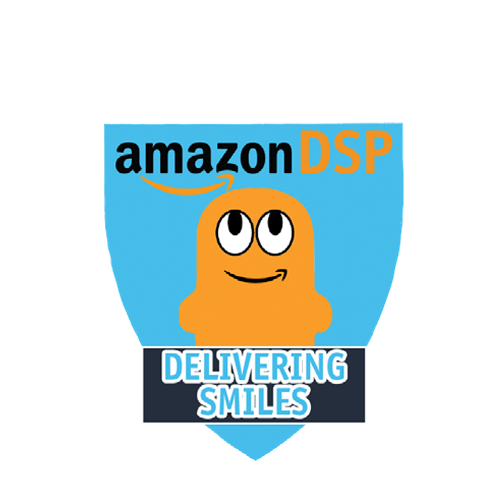 Amazon DSP Peccy Delivering Smiles - Motivational Pin