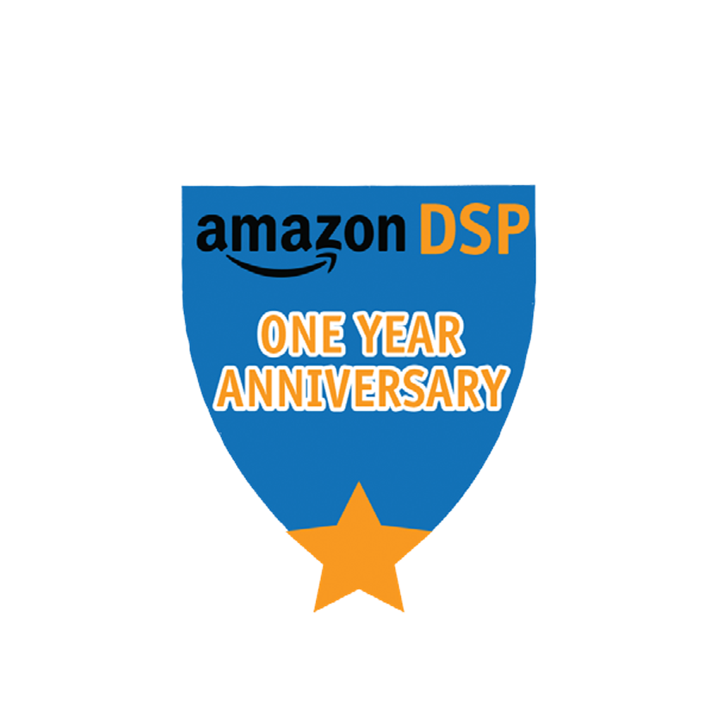Amazon DSP Blue One Year Anniversary Pin