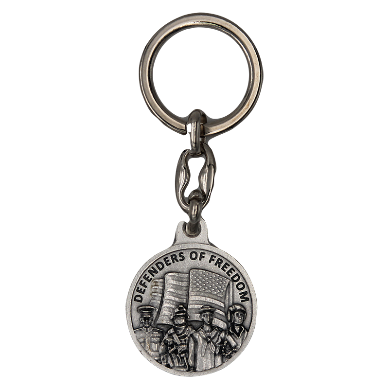 Defenders of Freedom Military Keychain