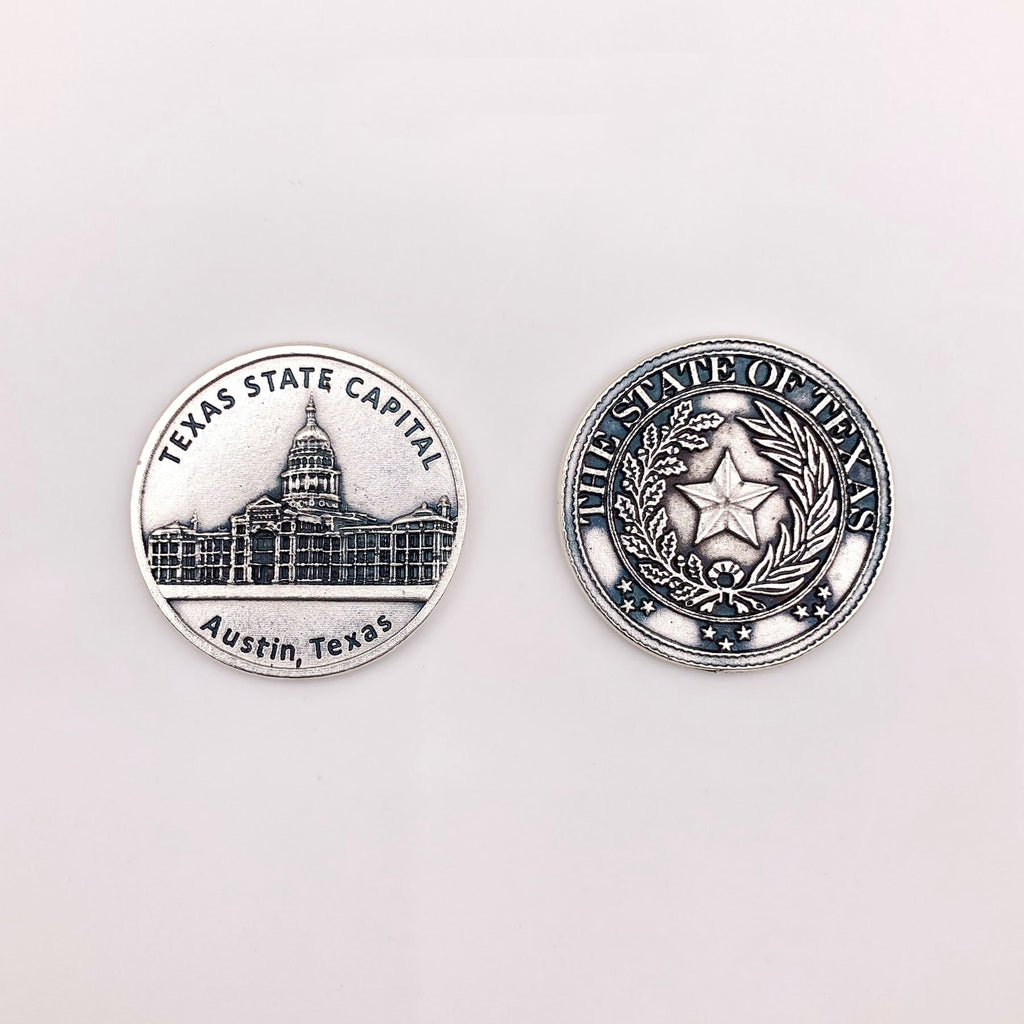 Texas State Capital Token with Seal