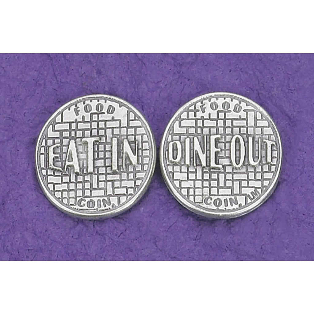 Food Coin - Eat In / Dine Out Coin